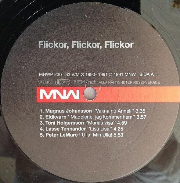 Various – Flickor, Flickor, Flickor, image 3