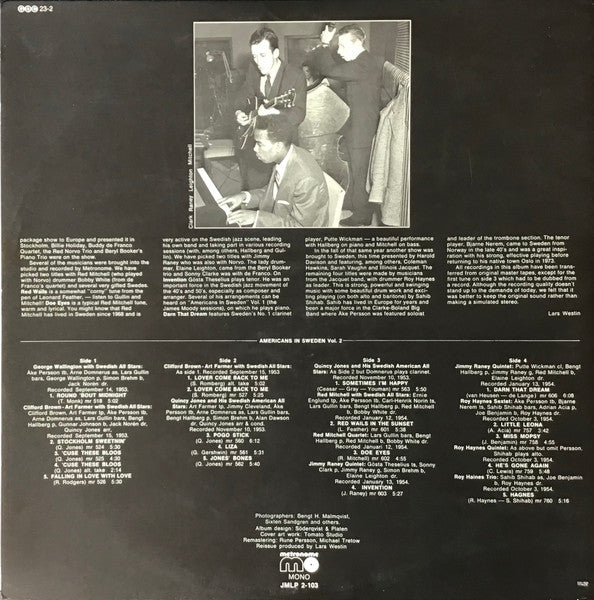 Various – Stockholm Sweetnin' - Americans In Sweden 1949-1954 Vol. 2, image 3