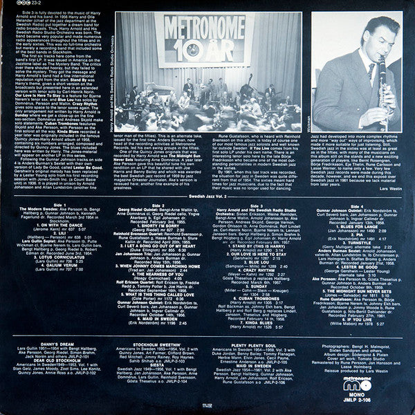 Various – Maid In Sweden - Swedish Jazz 1954-1961 Vol. 2, image 2