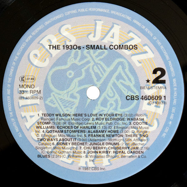 Various – The 1930s: The Small Combos, image 4