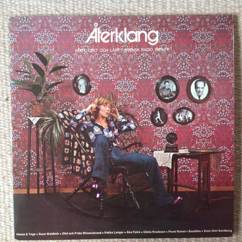Front cover of Various – Återklang (Hört, Lekt Och Lärt I Svensk Radio 1925-1974), SR Records, Sweden, 1974