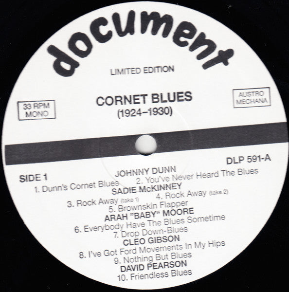 Various – Cornet Blues (1924-1930): The Complete Recordings Of Sadie McKinney, Arah "Baby" Moore, Cleo Gibson, David Pearson, Elizabeth Johnson, image 3