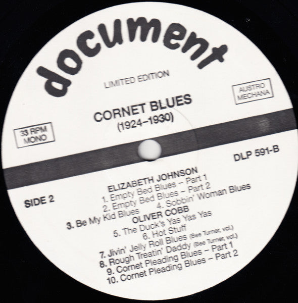 Various – Cornet Blues (1924-1930): The Complete Recordings Of Sadie McKinney, Arah "Baby" Moore, Cleo Gibson, David Pearson, Elizabeth Johnson, image 4