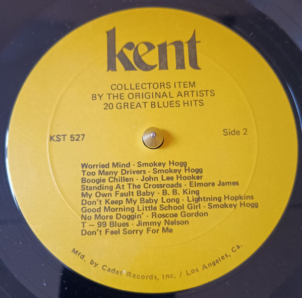 Various – 20 Greatest Blues Hits - By Original Artists, image 3