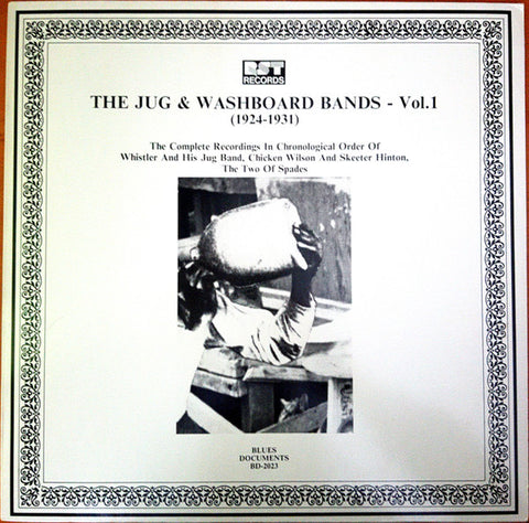 Front cover of Various – The Jug & Washboard Bands - Vol.1 (1924-1931), RST Records, Austria, 1988