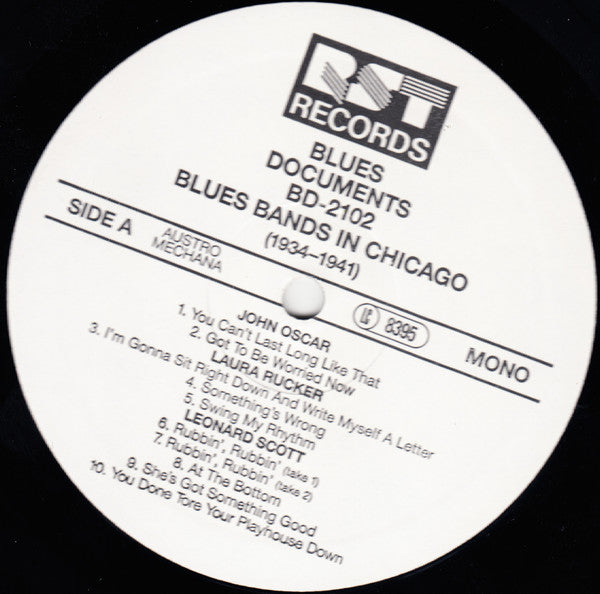 Various – Blues Bands In Chicago (1934-1941), image 3