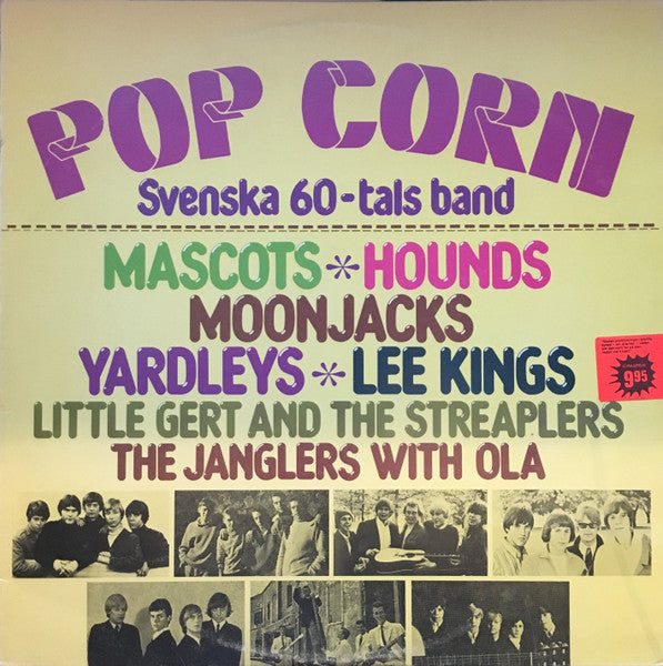 Front cover of Various – Pop Corn - Svenska 60 Tals Band, Telestar, Sweden, 1978