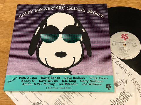 Front cover of Various – Happy Anniversary, Charlie Brown!, GRP, Switzerland, 1989