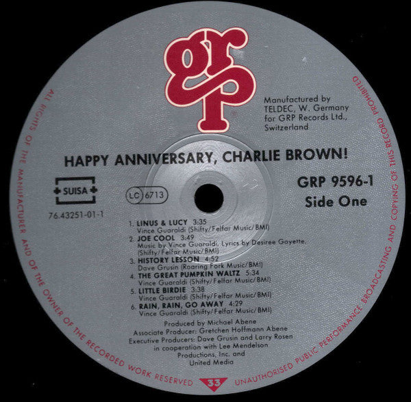 Various – Happy Anniversary, Charlie Brown!, image 3