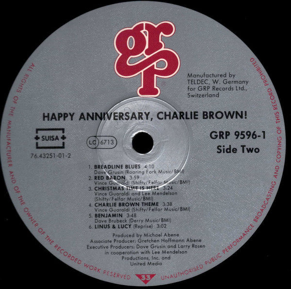 Various – Happy Anniversary, Charlie Brown!, image 4