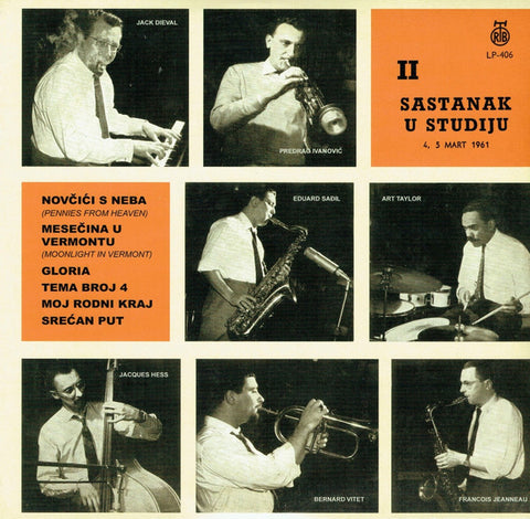 Front cover of Various – II Sastanak U Studiju (2nd Meeting In Studio), Cosmic Sounds, UK, 2002