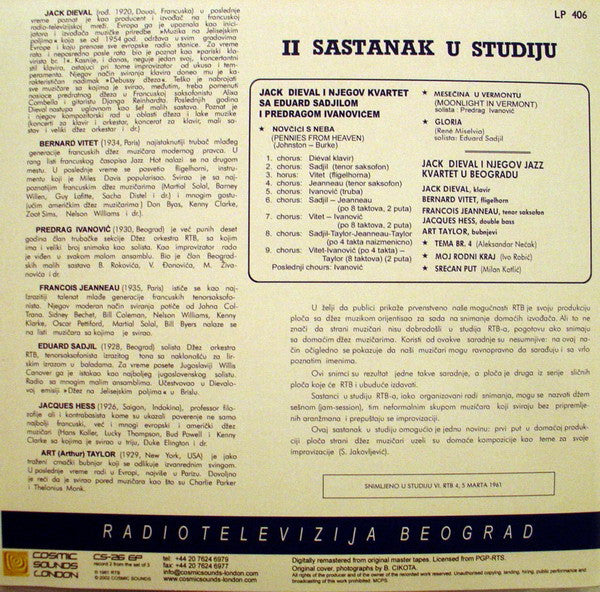 Various – II Sastanak U Studiju (2nd Meeting In Studio), image 2