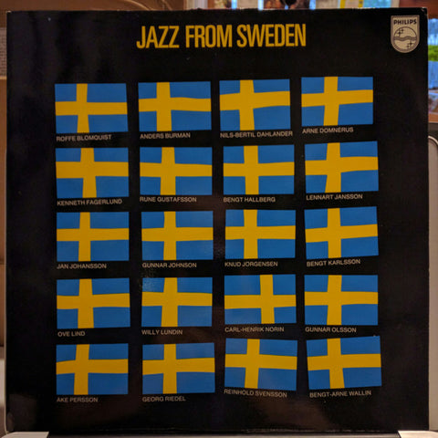 Front cover of Various – Jazz From Sweden, Philips, Sweden, 1974
