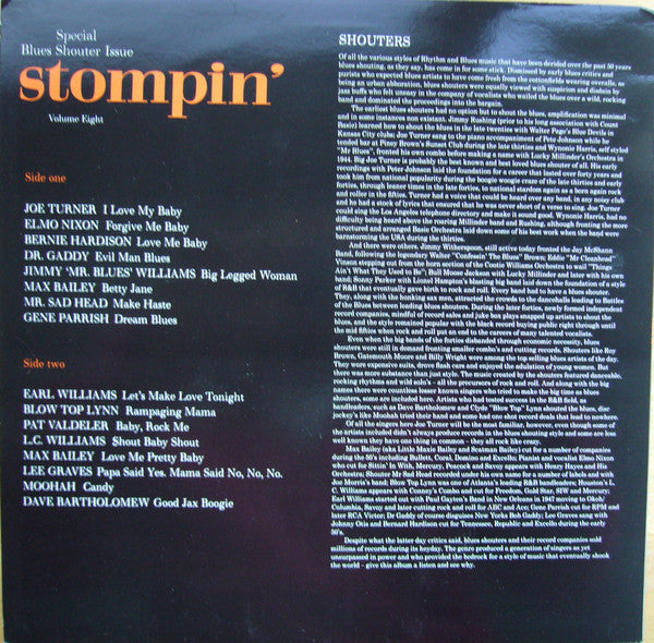 Various – Stompin' Volume Eight (Special Blues Shouter Issue), image 4