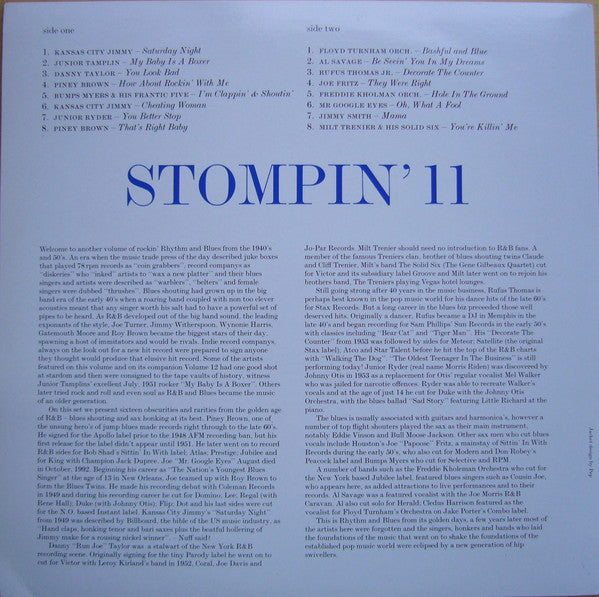 Various – Stompin' Volume 11 - Special Blues Shouters Issue, image 4