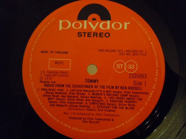Various – Tommy (Original Soundtrack Recording), image 5