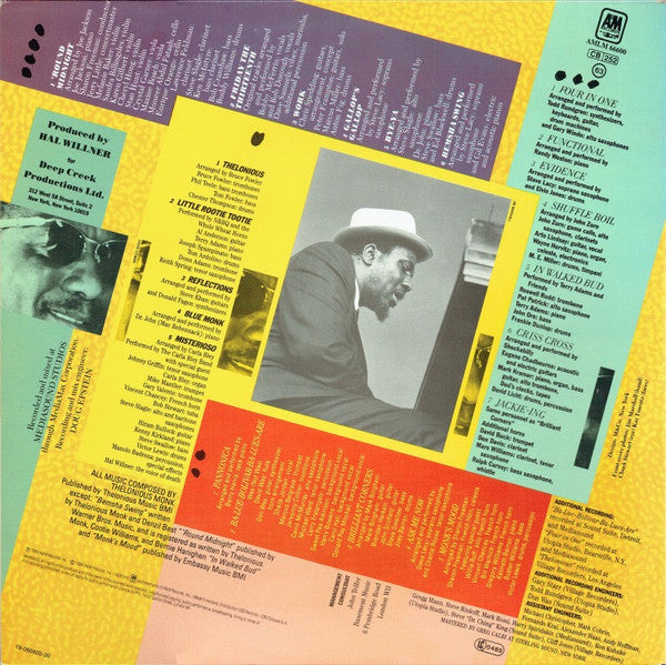 Various – That's The Way I Feel Now - A Tribute To Thelonious Monk, image 2
