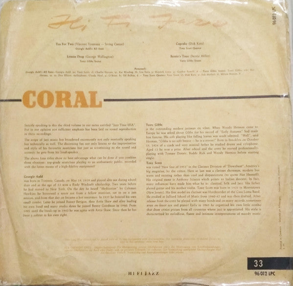 Various – Hi Fi Jazz, image 2