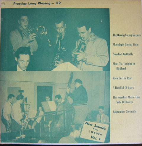 Front cover of Various – Leonard Feather's Swingin' Swedes, Prestige, US, 1951