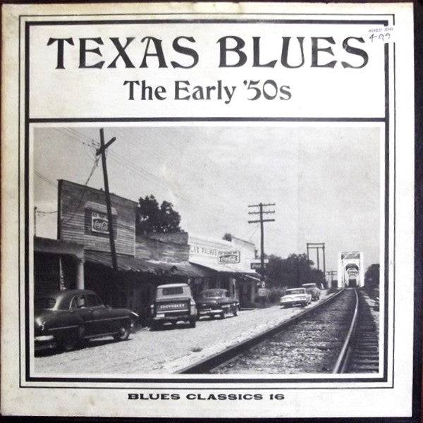 Front cover of Various – Texas Blues - The Early '50s, Blues Classics, US, 1968