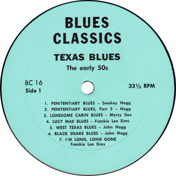 Various – Texas Blues - The Early '50s, image 3