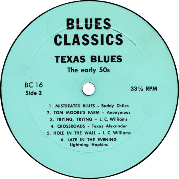 Various – Texas Blues - The Early '50s, image 4
