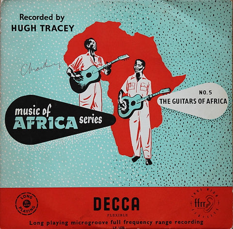Front cover of Various – Music Of Africa Series No. 5. The Guitars Of Africa, Decca, UK, 1954