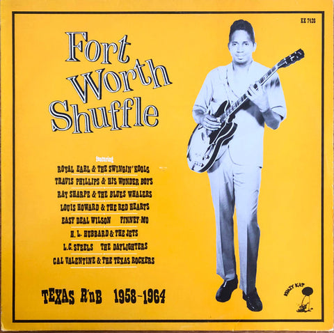 Front cover of Various – Fort Worth Shuffle (Texas R 'n B 1958-1964), Krazy Kat, UK, 1984