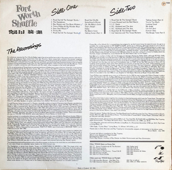 Various – Fort Worth Shuffle (Texas R 'n B 1958-1964), image 2