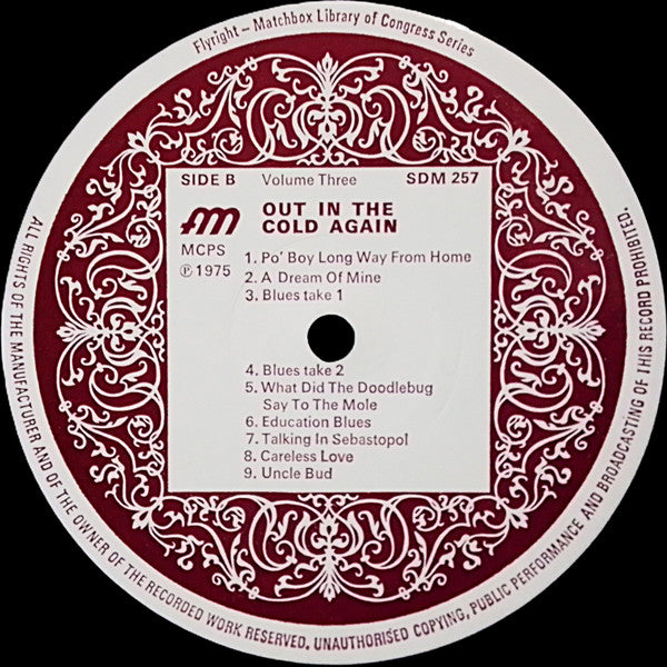 Various – Out In The Cold Again (1935 Field Recordings From Florida), image 4