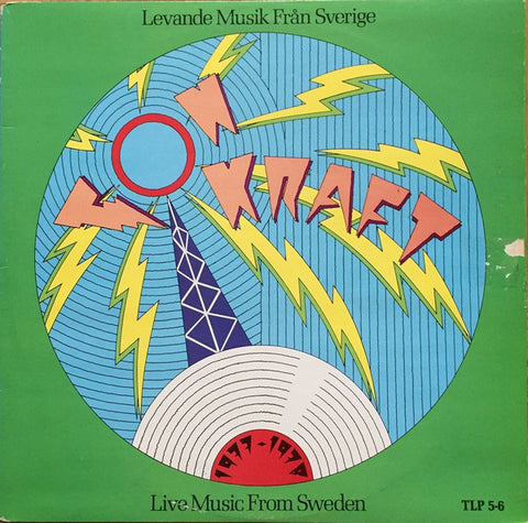 Front cover of Various – Tonkraft 1977-78 (Levande Musik Från Sverige • Live Music From Sweden), Tonkraft, Sweden, 1982