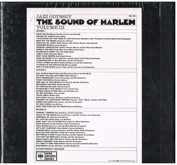 Various – The Sound Of Harlem, image 2