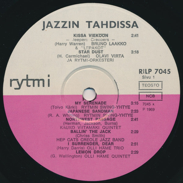 Various – Suomalaisen Jazzin Kultaiset Vuodet 1939–1961, image 2