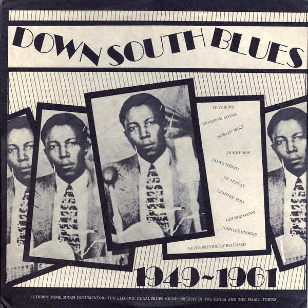 Front cover of Various – Down South Blues   1949-1961, African Folk Society, US, 1978