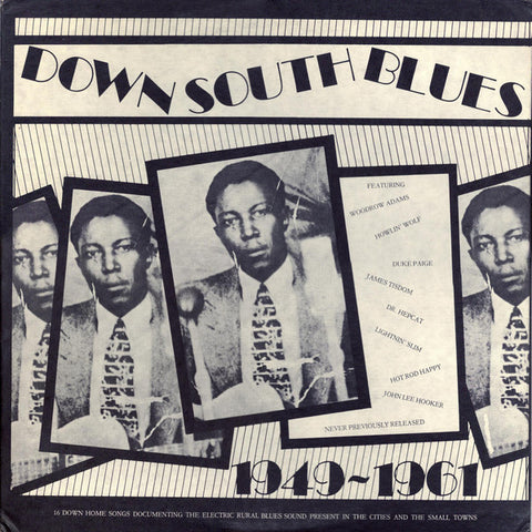 Front cover of Various – Down South Blues   1949-1961, African Folk Society, US, 1978