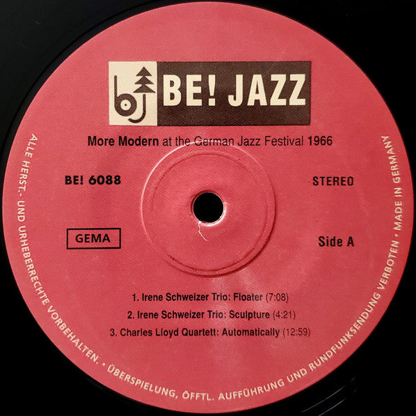 Various – More Modern At The German Jazz Festival 1966, image 5