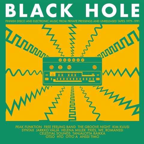 Front cover of Various – Black Hole – Finnish Disco And Electronic Music From Private Pressings And Unreleased Tapes 1979–1991, Svart Records, Finland, 2022