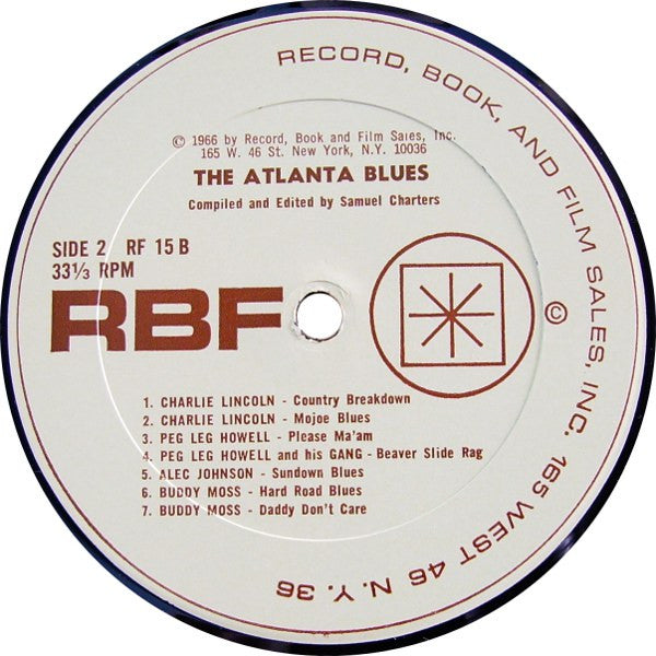 Various – The Atlanta Blues, image 4