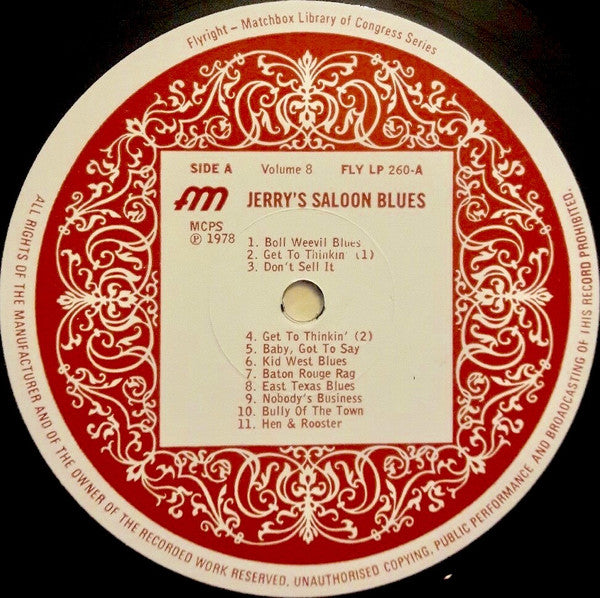 Various – Jerry's Saloon Blues, image 3
