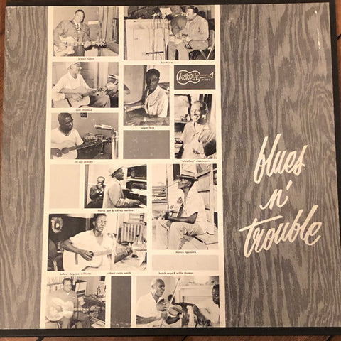 Front cover of Various – Blues 'N Trouble, Arhoolie Records, US, 1961
