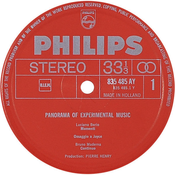 Various – Panorama Des Musiques Expérimentales, image 4