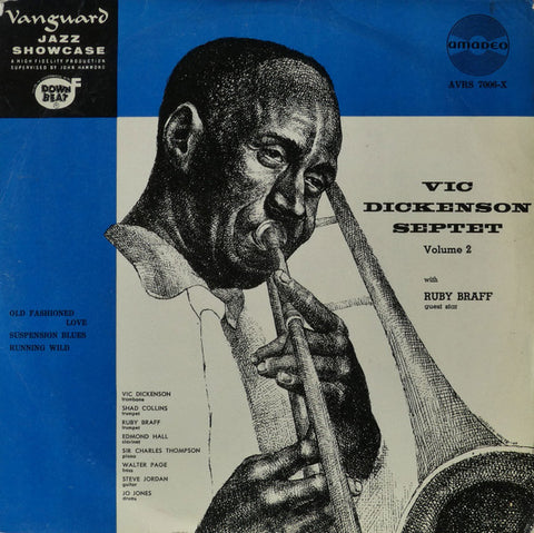 Front cover of Vic Dickenson Septet With Guest Star Ruby Braff – Vic Dickenson Septet Volume 2, Amadeo, Austria