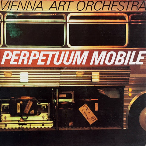 Front cover of Vienna Art Orchestra – Perpetuum Mobile, Hat Hut Records, Switzerland, 1985