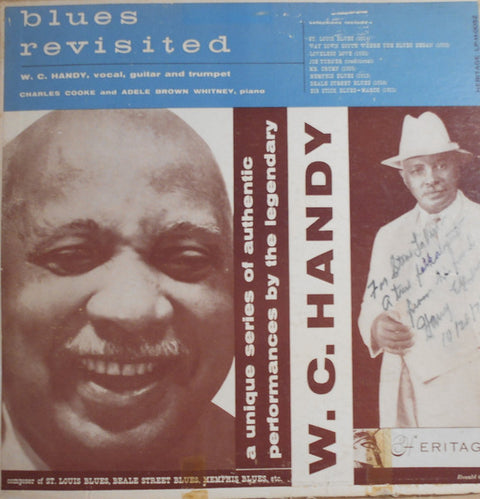 Front cover of W. C. Handy – Blues Revisited, Heritage Productions, US, 1953