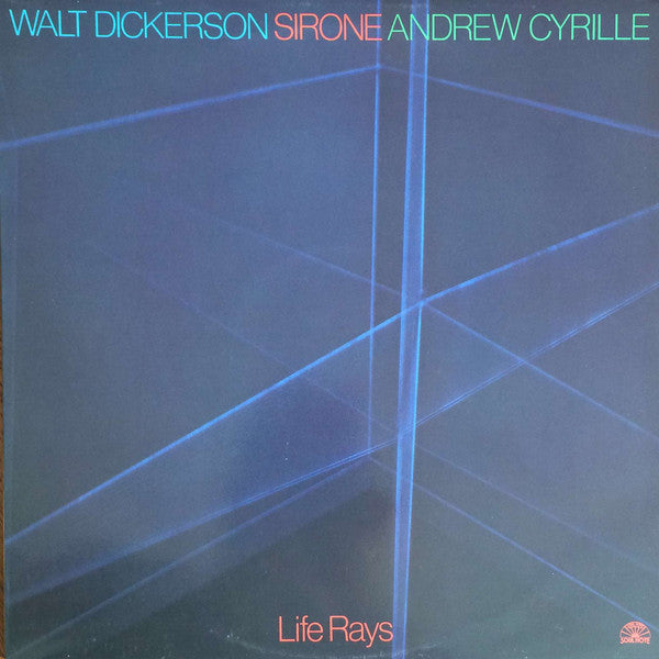Front cover of Walt Dickerson, Sirone, Andrew Cyrille – Life Rays, Soul Note, Italy, 1982