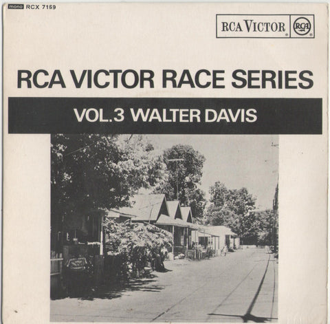 Front cover of Walter Davis – RCA Victor Race Series Vol. 3, RCA Victor, UK, 1965