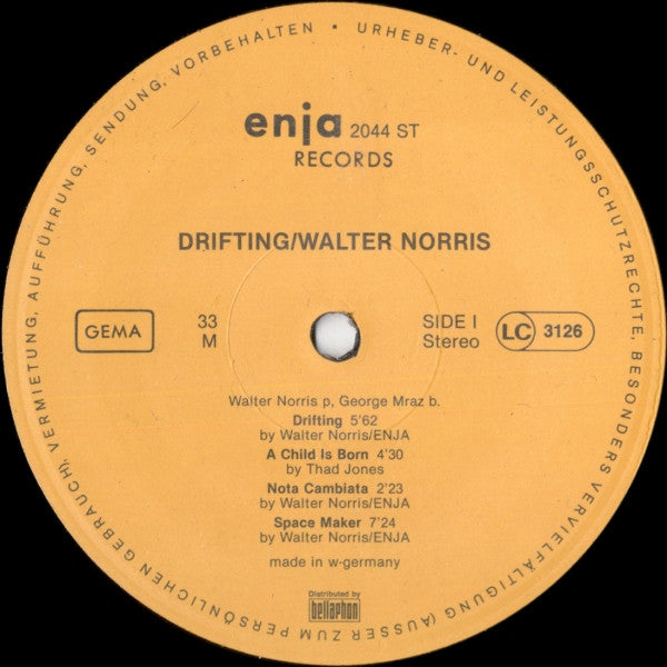 Walter Norris, George Mraz – Drifting, image 3