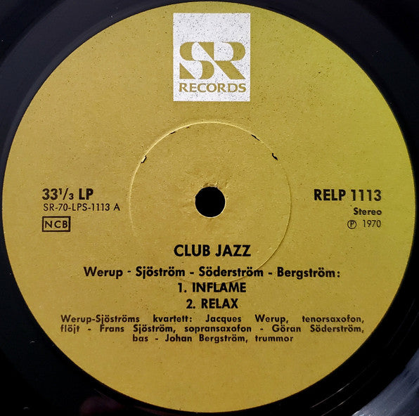 Werup-Sjöströms Kvartett / Nils Lindbergs Orkester – Club Jazz 1, image 3