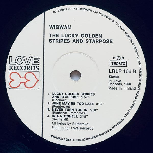 Wigwam – Lucky Golden Stripes And Starpose, image 4