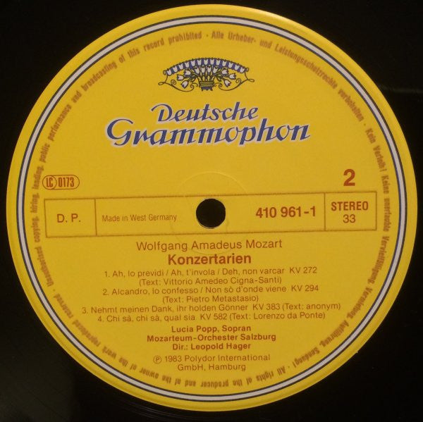 Mozart / Lucia Popp, Mozarteum-Orchester Salzburg, Leopold Hager – Konzert-Arien • Concert Arias, image 5